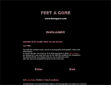 Tablet Screenshot of feetagore.com